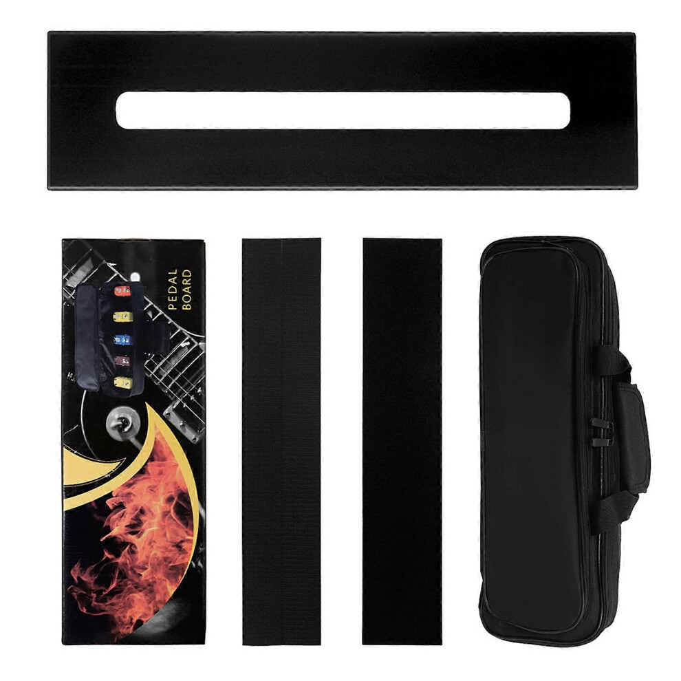 (As show, One size) Electric Guitar Pedal Board Effects Pedalboard Pedal Musical Instrument Accessories Aluminium Alloy Effects Pedalboard