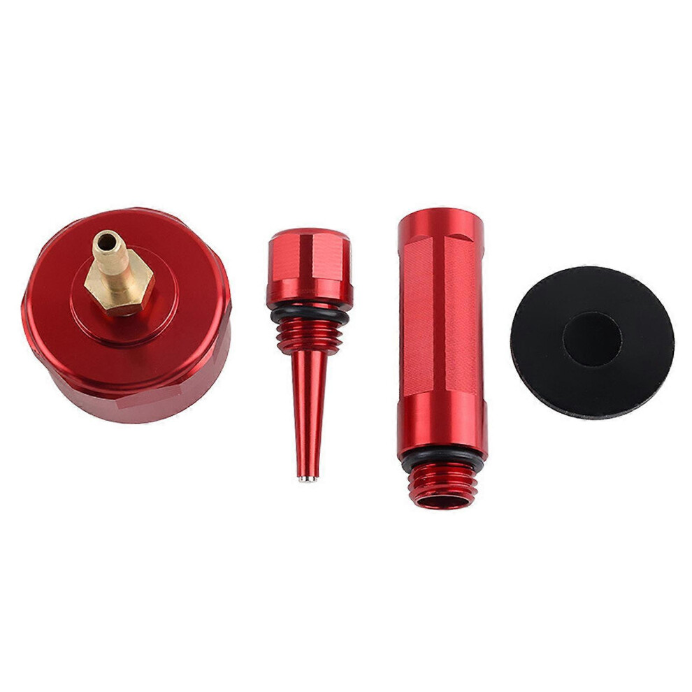 (As show, One size) Upgraded Extended Run Brass Hose Fitting Gas Cap Change Funnel Magnetic Oil Dipstick Aluminum Generator Parts- 55201