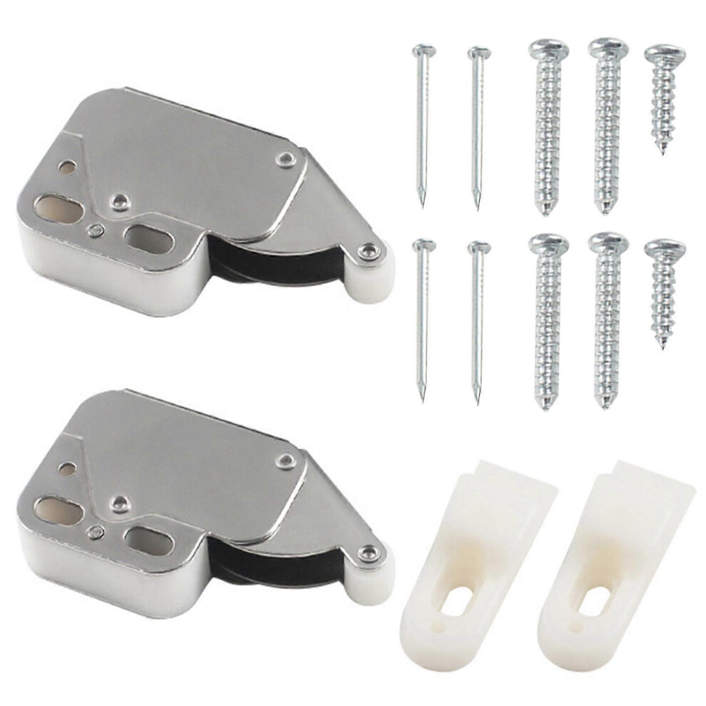 (As show, One size) 2 Pack Elephant Trunk Hook Lock Push to Open Door Cabinet Door Latches Lock Door Lock Door Locks Push to Pend Lock