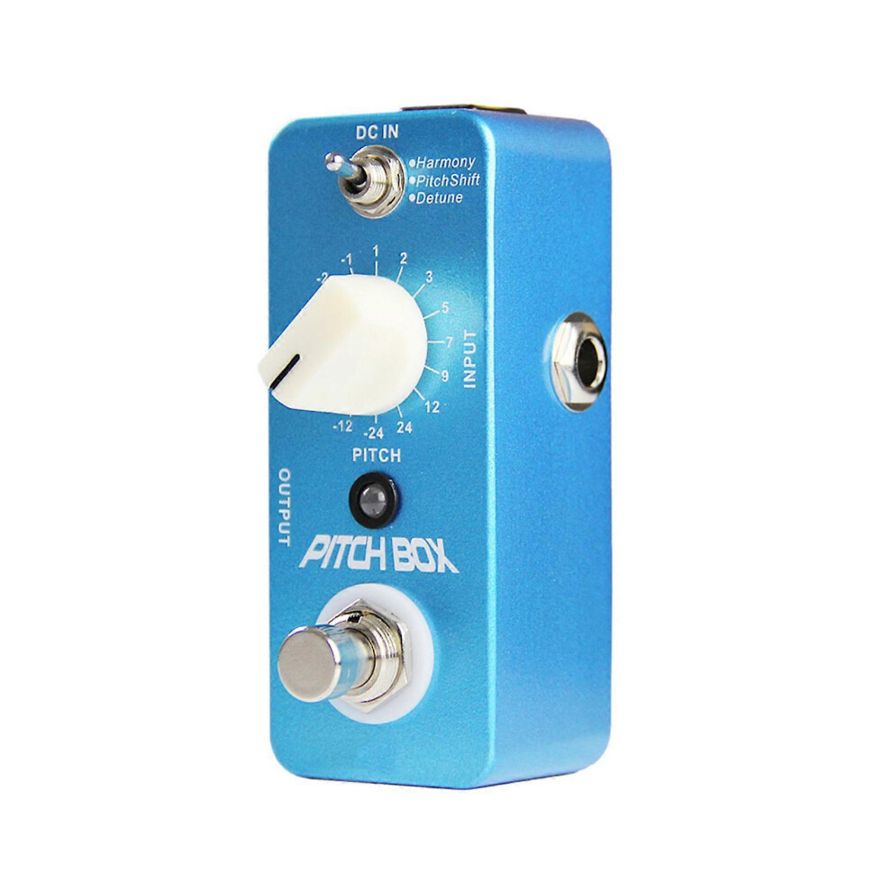 (As show, One size) Mooer Pitch Box Compact Effect Pedal Harmony Pitch Shifting Detune 3 Effects Mode True Bypass Guitar Pedal Guitar Access
