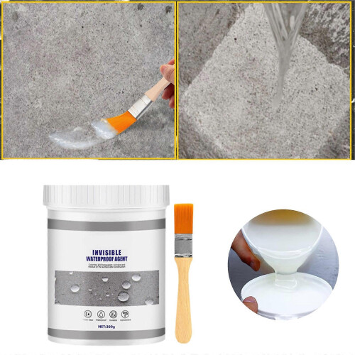 (As show, One size) 2 Pcs/Set Waterproof Coating Agent Practical Agent Clear Waterproof Adhesive Waterproof Insulation Sealant Emulsion 1
