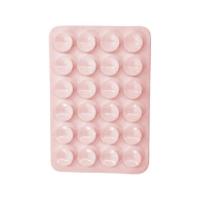 5pcs Silicone Suction Phone Case Adhesive Mount, for iPhone & Android Cellphone case Compatible, Hands-Free Mobile Accessory Holder