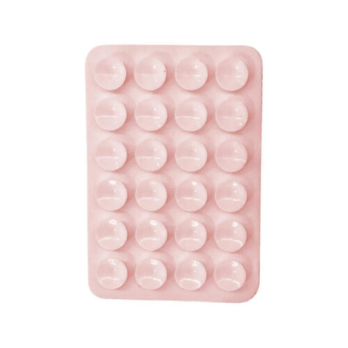 5pcs Silicone Suction Phone Case Adhesive Mount, for iPhone & Android Cellphone case Compatible, Hands-Free Mobile Accessory Holder