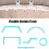 (3m)1-5 Meters Bendable Ceiling Curved Curtain Track Flexible Ceiling Curtain 3