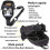 Small Black Sling Crossbody Backpack Shoulder Bag for Men Women 1