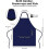 4 Pack Adjustable Bib Aprons, Waterdrop Resistant Apron with 2 Pockets Cooking 2