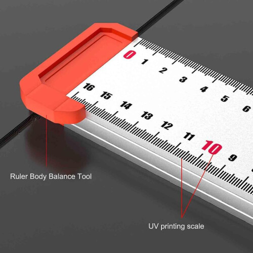 2 in1 Drilling Positioning Ruler High Precisions Angle Ruler Woodworking Tool 1