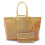 (Light Blue) Women's Pu Tote Bag Portable Capacity Shoulder Bag Waterproof Beach Pocket 3