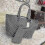 (Light Blue) Women's Pu Tote Bag Portable Capacity Shoulder Bag Waterproof Beach Pocket 5