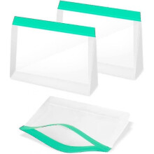 3pcs Clear Travel Toiletries Bag, Clear Toiletry Bags for Women & Men Leakproof