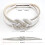 (Beige and White) 2pcs Magnetic Curtain Tiebacks 2 Colors Braided Simple Modern Creativity 5