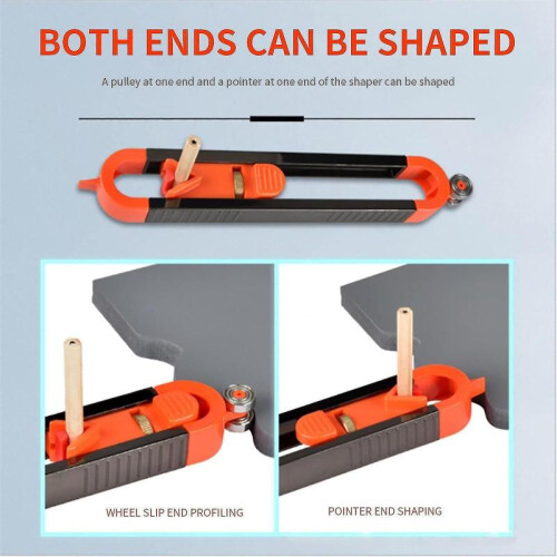 Woodworking Tool Contour Gauge Measuring Tool with Lock, Precise Shape Duplication 2