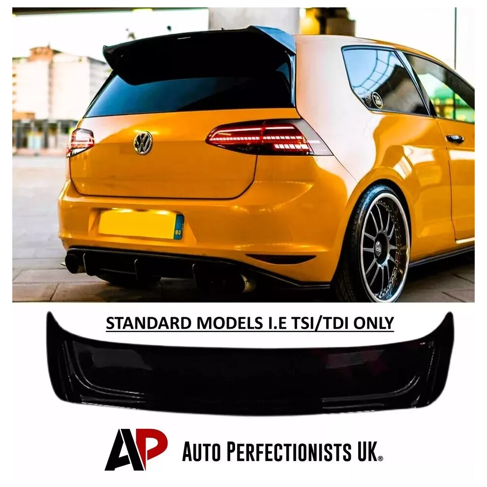 For Vw Golf Tsi Tdi Os Style Rear Roof Spoiler Boot Lip Wing Mk7 Mk7.5 5061072660771