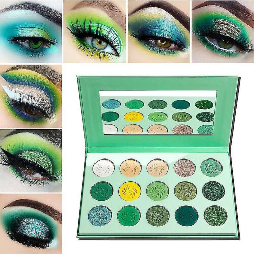 Eye Palette 15 Shimmer Ed Glitter Palette Rainbow Make Up Palette-gr 1