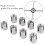 8 Pcs Less Steel Wire Rope Trellis Fitting Clip M Wire 2