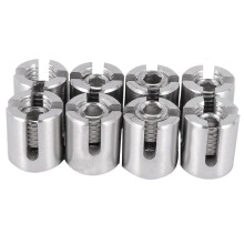 8 Pcs Less Steel Wire Rope Trellis Fitting Clip M Wire