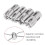 8 Pcs Less Steel Wire Rope Trellis Fitting Clip M Wire 3