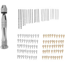 Pin Hand ,with 24 Pieces Twist Bits And 100 Pieces Eye Screw Pins for Resin K