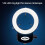 144 Led Miniscope Ring Ring 0 - 100% Adjable Lamp Compatible 2