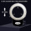 144 Led Miniscope Ring Ring 0 - 100% Adjable Lamp Compatible 3