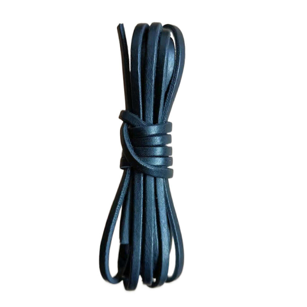 (Black, One size) 10.93Yards 3mm Flat Leather Cord Leather String Leather Lace for Jewelry Making Necklaces Bracelets Shoe Laces Crafting  Black