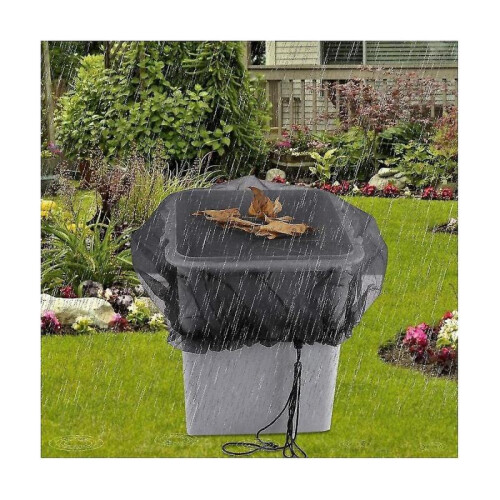 Mesh Cover for Rain Els, 4 Pcs Rain El Netting Screen with String for Protecting Fallen 1