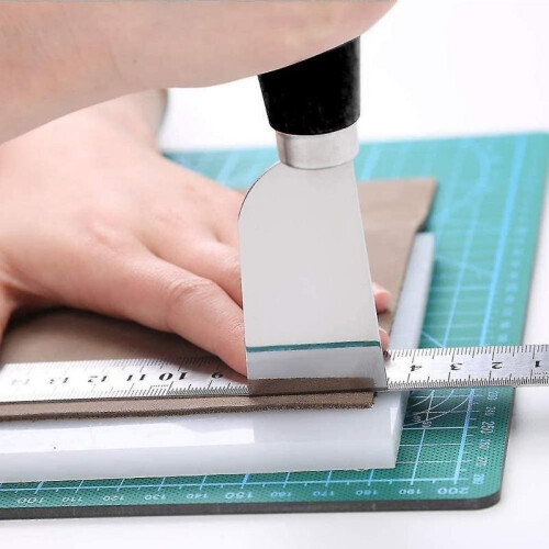 3pcs Craft Tools Kit, Cutting with 2 Sizes Ed Beveler Tool for Leat 1