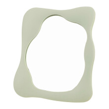 (Pink, One size) Desktop Makeup Mirror,Foldable Makeup Mirror Simple Portable Vanity Mirror Princess Mirror Cloud Cosmetic Mirror Gifts Green