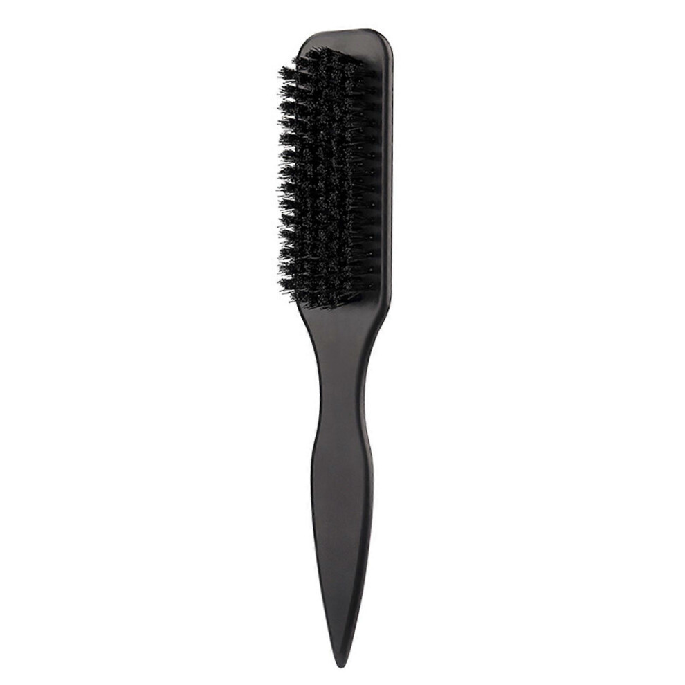 (Black, One size) Man Beard Cleaning Brush Beard Brush Beard Styling Brush Beard Shaving Brush Hair Clippers Cleaning Brush for Daily  Black