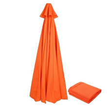 (3.0m 8ribs, Orange) Replacement Fabric Garden Parasol Canopy Cover For 3m 6/8 Arm Patio Sun Umbrella