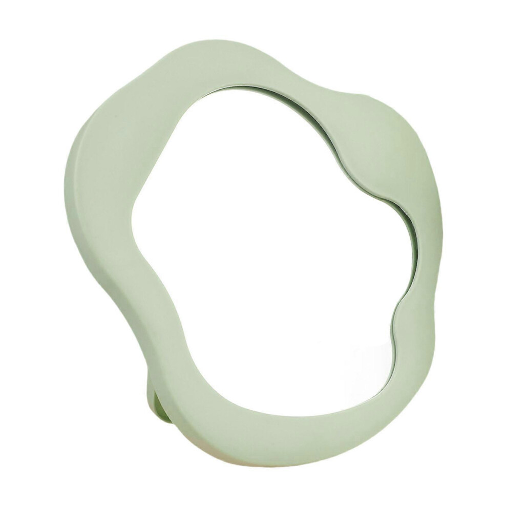 (Green, One size) Desktop Makeup Mirror,Foldable Makeup Mirror Simple Portable Vanity Mirror Princess Mirror Cloud Cosmetic Mirror Gifts  Green