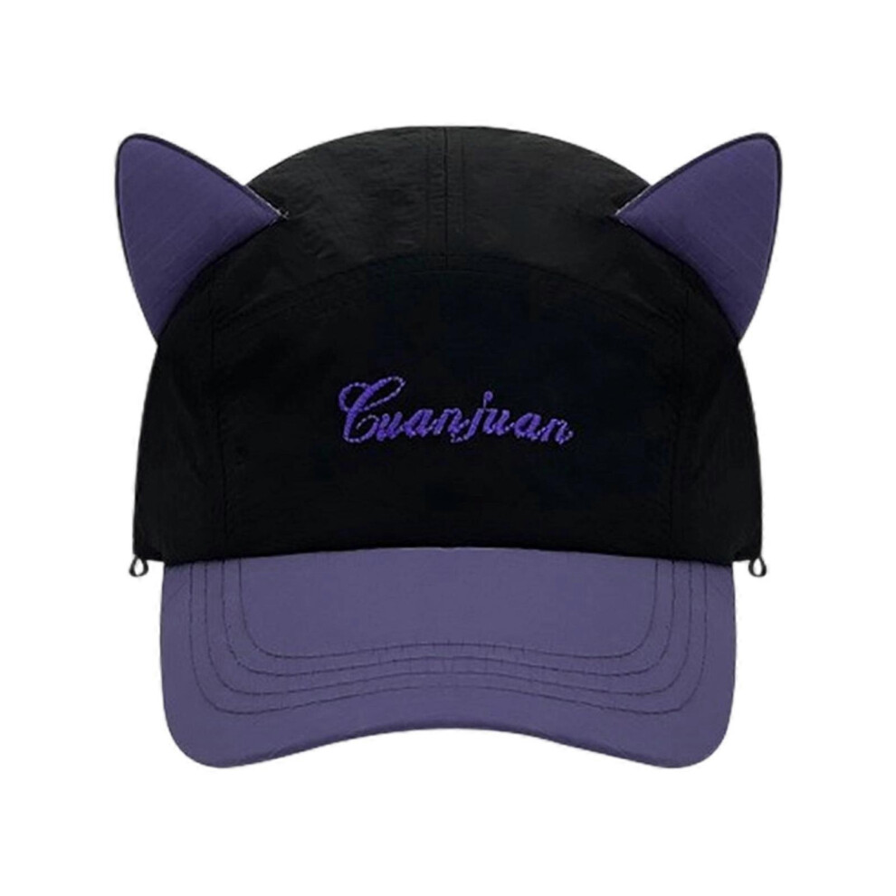 (Blue, One size) Quick Dry Baseball Hat for Girls Women Sunglasses Shades for Sports Gym Mountaineering Camping Hat Outdoor Activity  Black