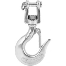 304 Stainless Steel 1000kg Swivel Lifting Hooks for Swivel Eye Crane Chain with Jaw