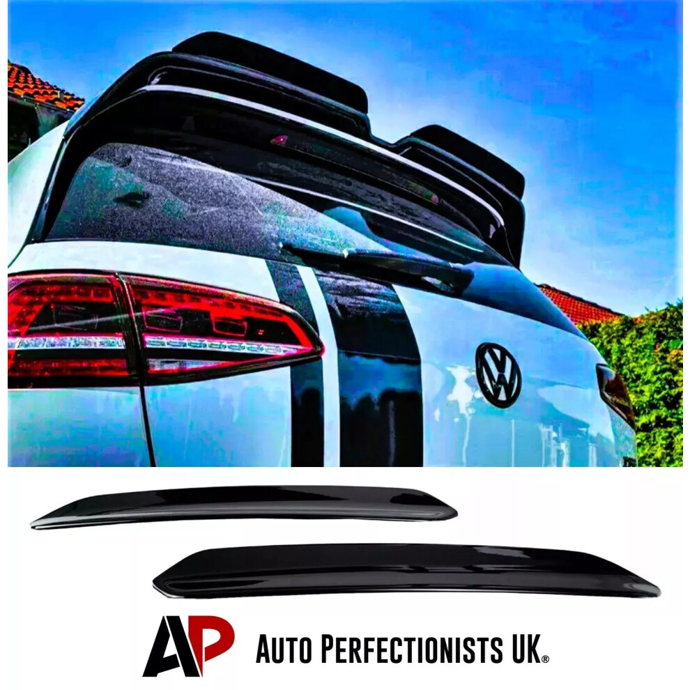 For Vw Golf R Gtd Gti Ot Style Rear Spoiler Extensions Mk7 Mk7.5 5061072661594