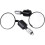 Side Mirrors,7/8" Handlebar End Universal Motorcycle Adjustable 3" Hand Bar Mirrors End Mirror(Black) 5