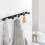 Home Bathroom Towel Hook Coat Rack with Hooks Wall Mounted Bathrobe 3