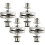 4 Pair of Universal Curtain Magnets Closure Button Curtain  Magnetic Invisible Holdback Button 1