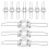 10Pcs Lampshade Spring Clips Light Shade Adapter Pendant Light Shade DIY Spring Clamps 3
