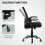 Vinsetto Vinsetto Mesh Swivel Office Chair Task Computer Chair w/ Lumbar Support, Black 5