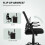 Vinsetto Vinsetto Mesh Swivel Office Chair Task Computer Chair w/ Lumbar Support, Black 7
