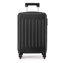 (black) 20/24/28Inch Hand Cabin Luggage ABS Suitcase Set 4 Wheels Hard Shell Travel Case