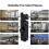 Safety Lock Latch with Pure Thick Brass Bolt, Heavy Duty Gate Latch, Black 5