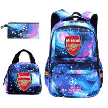 (Starry Arsenal) Champions League backpack fashion trend Real Madrid Barcelona Paris Grand Backpack Student schoolbag men's Manchester City Manchester United