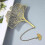 4 Pack Metal Bookmarks with Chain, Gold Cutout Bookmarks 3