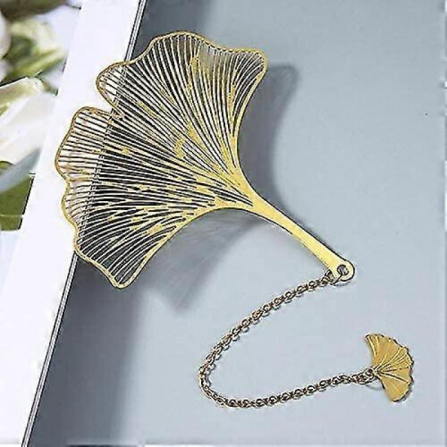 4 Pack Metal Bookmarks with Chain, Gold Cutout Bookmarks 2