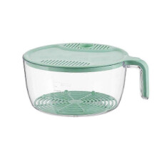 Rice Strainer, Beans Washer Strainers And Rice Washer Strainer Bowl with Cover Rice Cleaner for Veg