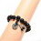 Mens Bracelet Wood Beads , Black 3