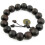 Mens Bracelet Wood Beads , Black 2