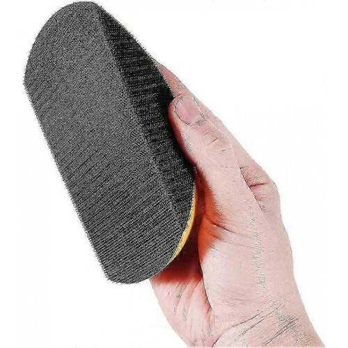 2Pcs 5" Hand Sanding Block, Hand Sanding Block Mouse Sanding Hook and Loop Mouse Polishing Pad 2