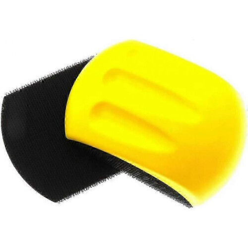 2Pcs 5" Hand Sanding Block, Hand Sanding Block Mouse Sanding Hook and Loop Mouse Polishing Pad